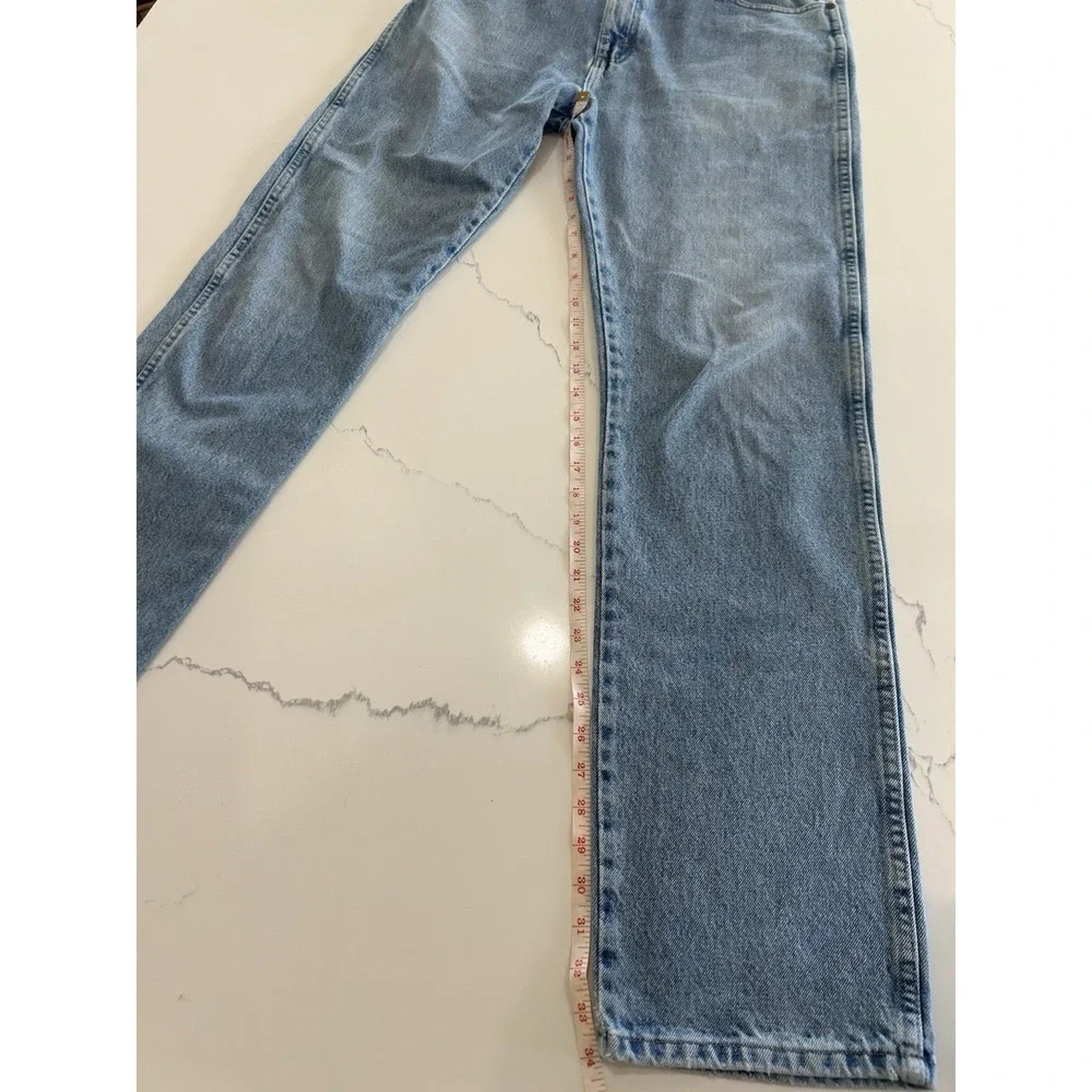 Vintage Wrangler Casual LightWash Straight Leg Jeans 33x34
